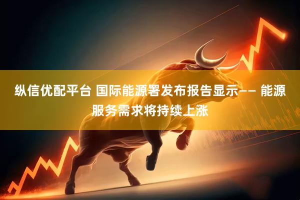 纵信优配平台 国际能源署发布报告显示—— 能源服务需求将持续上涨